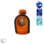 Mini Φορητός Φακός PEN COB LED Πορτοκαλί Χρώμα GloboStar 07011 - Image 3