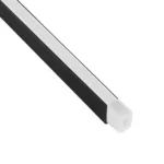 kelvo® NEONPRO KLV-101-0066 Βάση Στήριξης για Neon Flex LED Αδιάβροχο IP65 - Μαύρο Ματ - Μ300 x Π0.8 x Υ1.3cm - Πακέτο 5 Τεμαχίων - Image 3