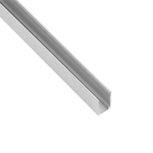 kelvo® NEONPRO KLV-101-0068 Βάση Στήριξης για Neon Flex LED Αδιάβροχο IP65 - Ασημί Ματ - Μ300 x Π0.8 x Υ1.3cm - Πακέτο 5 Τεμαχίων