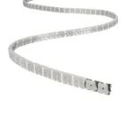 kelvo® NEONPRO KLV-101-0069 Εύκαμπτη Βάση Στήριξης για Neon Flex LED Αδιάβροχο IP65 - Νίκελ Χρώμιο - Μ1000 x Π0.7 x Υ1.2cm - Ρολό 10 Μέτρων - Image 2