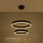 kelvo® VENOM KLV-101-0196-V2 Κρεμαστό Φωτιστικό Οροφής LED 75W 7500lm 120° AC 220-240V IP20 Ρυθμιζόμενο Λευκό CCT με Χειριστήριο από 2700K έως 6000K Dimmable - Lumileds SMD Chip - Μαύρο Ματ - Μ60 x Π60 x Υ40cm - 3 Χρόνια Εγγύηση - Image 13
