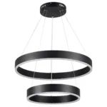 kelvo® VENOM KLV-101-0196-V2 Κρεμαστό Φωτιστικό Οροφής LED 75W 7500lm 120° AC 220-240V IP20 Ρυθμιζόμενο Λευκό CCT με Χειριστήριο από 2700K έως 6000K Dimmable - Lumileds SMD Chip - Μαύρο Ματ - Μ60 x Π60 x Υ40cm - 3 Χρόνια Εγγύηση - Image 4