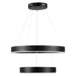 kelvo® VENOM KLV-101-0196-V2 Κρεμαστό Φωτιστικό Οροφής LED 75W 7500lm 120° AC 220-240V IP20 Ρυθμιζόμενο Λευκό CCT με Χειριστήριο από 2700K έως 6000K Dimmable - Lumileds SMD Chip - Μαύρο Ματ - Μ60 x Π60 x Υ40cm - 3 Χρόνια Εγγύηση - Image 5