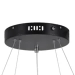 kelvo® VENOM KLV-101-0196-V2 Κρεμαστό Φωτιστικό Οροφής LED 75W 7500lm 120° AC 220-240V IP20 Ρυθμιζόμενο Λευκό CCT με Χειριστήριο από 2700K έως 6000K Dimmable - Lumileds SMD Chip - Μαύρο Ματ - Μ60 x Π60 x Υ40cm - 3 Χρόνια Εγγύηση - Image 8