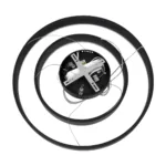 kelvo® VENOM KLV-101-0196-V2 Κρεμαστό Φωτιστικό Οροφής LED 75W 7500lm 120° AC 220-240V IP20 Ρυθμιζόμενο Λευκό CCT με Χειριστήριο από 2700K έως 6000K Dimmable - Lumileds SMD Chip - Μαύρο Ματ - Μ60 x Π60 x Υ40cm - 3 Χρόνια Εγγύηση - Image 9