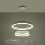 kelvo® VENOM KLV-101-0197-V2 Κρεμαστό Φωτιστικό Οροφής LED 75W 7500lm 120° AC 220-240V IP20 Ρυθμιζόμενο Λευκό CCT με Χειριστήριο από 2700K έως 6000K Dimmable - Lumileds SMD Chip - Λευκό Ματ - Μ60 x Π60 x Υ40cm - 3 Χρόνια Εγγύηση - Image 14
