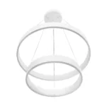 kelvo® VENOM KLV-101-0197-V2 Κρεμαστό Φωτιστικό Οροφής LED 75W 7500lm 120° AC 220-240V IP20 Ρυθμιζόμενο Λευκό CCT με Χειριστήριο από 2700K έως 6000K Dimmable - Lumileds SMD Chip - Λευκό Ματ - Μ60 x Π60 x Υ40cm - 3 Χρόνια Εγγύηση - Image 5