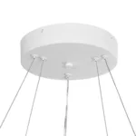 kelvo® VENOM KLV-101-0197-V2 Κρεμαστό Φωτιστικό Οροφής LED 75W 7500lm 120° AC 220-240V IP20 Ρυθμιζόμενο Λευκό CCT με Χειριστήριο από 2700K έως 6000K Dimmable - Lumileds SMD Chip - Λευκό Ματ - Μ60 x Π60 x Υ40cm - 3 Χρόνια Εγγύηση - Image 8
