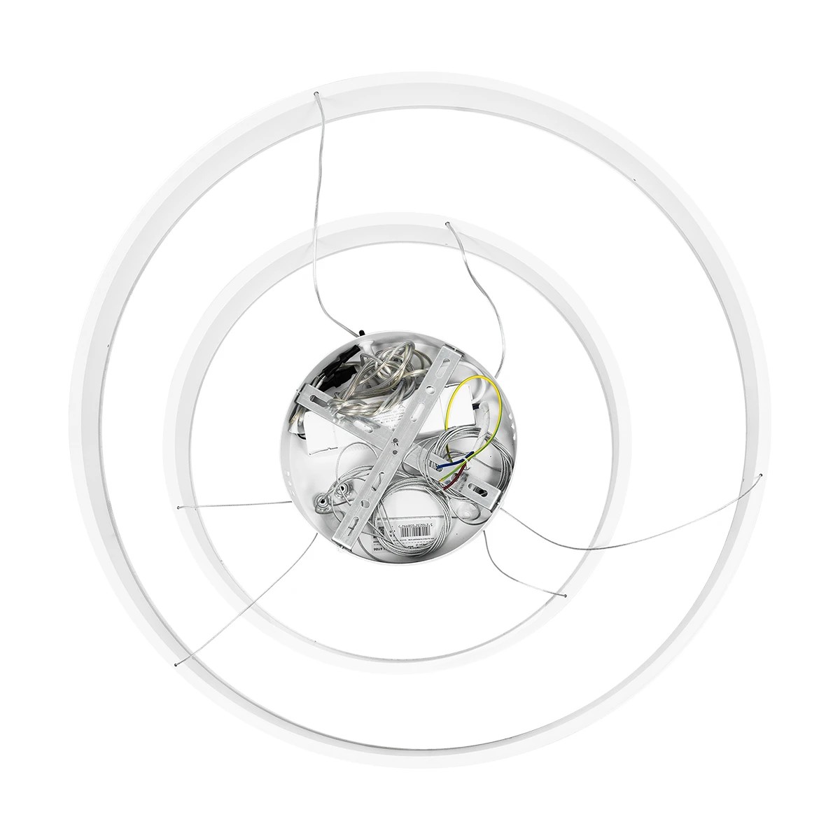 kelvo® VENOM KLV-101-0197-V2 Κρεμαστό Φωτιστικό Οροφής LED 75W 7500lm 120° AC 220-240V IP20 Ρυθμιζόμενο Λευκό CCT με Χειριστήριο από 2700K έως 6000K Dimmable - Lumileds SMD Chip - Λευκό Ματ - Μ60 x Π60 x Υ40cm - 3 Χρόνια Εγγύηση - Image 9