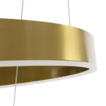 kelvo® VENOM KLV-101-0198-V2 Κρεμαστό Φωτιστικό Οροφής LED 75W 7500lm 120° AC 220-240V IP20 Ρυθμιζόμενο Λευκό CCT με Χειριστήριο από 2700K έως 6000K Dimmable - Lumileds SMD Chip - Χρυσό Πλατίνα - Μ60 x Π60 x Υ40cm - 3 Χρόνια Εγγύηση - Image 7