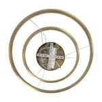 kelvo® VENOM KLV-101-0198-V2 Κρεμαστό Φωτιστικό Οροφής LED 75W 7500lm 120° AC 220-240V IP20 Ρυθμιζόμενο Λευκό CCT με Χειριστήριο από 2700K έως 6000K Dimmable - Lumileds SMD Chip - Χρυσό Πλατίνα - Μ60 x Π60 x Υ40cm - 3 Χρόνια Εγγύηση - Image 9