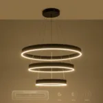 kelvo® VENOM KLV-101-0199-V2 Κρεμαστό Φωτιστικό Οροφής LED 120W 12000lm 120° AC 220-240V IP20 Ρυθμιζόμενο Λευκό CCT με Χειριστήριο από 2700K έως 6000K Dimmable - Lumileds SMD Chip - Μαύρο Ματ - Μ80 x Π80 x Υ80cm - 3 Χρόνια Εγγύηση - Image 13