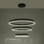 kelvo® VENOM KLV-101-0199-V2 Κρεμαστό Φωτιστικό Οροφής LED 120W 12000lm 120° AC 220-240V IP20 Ρυθμιζόμενο Λευκό CCT με Χειριστήριο από 2700K έως 6000K Dimmable - Lumileds SMD Chip - Μαύρο Ματ - Μ80 x Π80 x Υ80cm - 3 Χρόνια Εγγύηση - Image 14