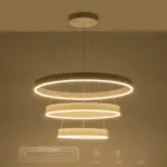 kelvo® VENOM KLV-101-0200-V2 Κρεμαστό Φωτιστικό Οροφής LED 120W 12000lm 120° AC 220-240V IP20 Ρυθμιζόμενο Λευκό CCT με Χειριστήριο από 2700K έως 6000K Dimmable - Lumileds SMD Chip - Λευκό Ματ - Μ80 x Π80 x Υ80cm - 3 Χρόνια Εγγύηση - Image 13