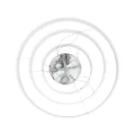 kelvo® VENOM KLV-101-0200-V2 Κρεμαστό Φωτιστικό Οροφής LED 120W 12000lm 120° AC 220-240V IP20 Ρυθμιζόμενο Λευκό CCT με Χειριστήριο από 2700K έως 6000K Dimmable - Lumileds SMD Chip - Λευκό Ματ - Μ80 x Π80 x Υ80cm - 3 Χρόνια Εγγύηση - Image 9