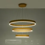 kelvo® VENOM KLV-101-0201-V2 Κρεμαστό Φωτιστικό Οροφής LED 120W 12000lm 120° AC 220-240V IP20 Ρυθμιζόμενο Λευκό CCT με Χειριστήριο από 2700K έως 6000K Dimmable - Lumileds SMD Chip - Χρυσό Πλατίνα - Μ80 x Π80 x Υ80cm - 3 Χρόνια Εγγύηση - Image 14