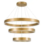kelvo® VENOM KLV-101-0201-V2 Κρεμαστό Φωτιστικό Οροφής LED 120W 12000lm 120° AC 220-240V IP20 Ρυθμιζόμενο Λευκό CCT με Χειριστήριο από 2700K έως 6000K Dimmable - Lumileds SMD Chip - Χρυσό Πλατίνα - Μ80 x Π80 x Υ80cm - 3 Χρόνια Εγγύηση - Image 4