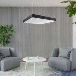 GloboStar® KAMALA 61210-P Κρεμαστή Πλαφονιέρα Οροφής LED CCT 100W 11020lm 120° AC 220-240V - Εναλλαγή Φωτισμού μέσω Τηλεχειριστηρίου All In One Ψυχρό 6000k+Φυσικό 4500k+Θερμό 2700k Dimmable Μ80 x Π80 x Υ8cm- Μαύρο - 3 Years Warranty - Image 19