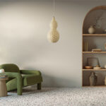 GloboStar® KINGSTOWN 02168 Boho Κρεμαστό Φωτιστικό Πλέγμα Μονόφωτο 1 x E27 IP20 Μπεζ Ξύλο - Μ30 x Π30 x Υ60cm - Image 10