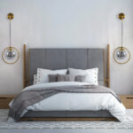 GloboStar® VIENNA 00923 Μοντέρνο Επιτοίχιο Φωτιστικό Απλίκα Μονόφωτο 1 x E27 IP20 Χρυσό Μέταλλο με Ασημί Γυαλί - Μ25 x Π23 x Υ27cm - Image 11