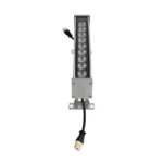 GLOBOSTAR® WASHERDAIA S-115502 Μπάρα Φωτισμού Wall Washer LED 9W 900lm 30° DC AC 220-240V Αδιάβροχο IP65 Ψυχρό Λευκό 6000K - Bridgelux SMD Chip - Ασημί - Μ26 x Π6 x Υ10.5cm - 3 Χρόνια Εγγύηση - Image 2