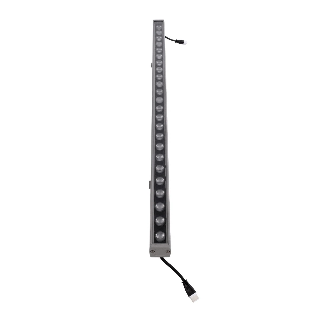 GLOBOSTAR® WASHERFAIA S-90093 Μπάρα Φωτισμού Wall Washer LED 24W 2880lm 15° DC 24V Αδιάβροχο IP65 Ψυχρό Λευκό 6000K Dimmable - Bridgelux SMD Chip - Ασημί - Μ100 x Π4 x Υ6.1cm - 3 Χρόνια Εγγύηση - Image 2