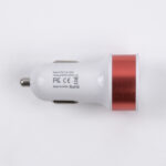 Globostar® S-90991 Ροζ Φορτιστής Αυτοκινήτου DC 12-24V με 2 Εξόδους USB DC 5V 1.0Α & 2.1A - Image 2