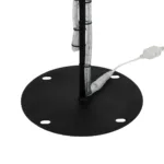GLOBOSTAR® XMAS-CROWN-SMALL Χριστουγεννιάτικο Διακοσμητικό Φωτιστικό LED 15,6W 624lm 360° AC 220-240V Αδιάβροχο IP65 Θερμό Λευκό 2700K - Μαύρο & Διάφανο - M73 x Π25 x Υ106cm - 2 Χρόνια Εγγύηση - Image 5
