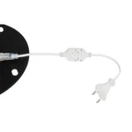 GLOBOSTAR® XMAS-STAR-BIG Χριστουγεννιάτικο Διακοσμητικό Φωτιστικό LED 19,5W 780lm 360° AC 220-240V Αδιάβροχο IP65 Θερμό Λευκό 2700K - Μαύρο & Διάφανο - M114 x Π25 x Υ132cm - 2 Χρόνια Εγγύηση - Image 6