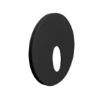 ΠΛΑΙΣΙΟ ΣΤΡΟΓΓΥΛΟ ΑΛΟΥΜΙΝΙΟΥ ΟΒΑΛ ΟΠΗ ΓΙΑ ΦΩΤΙΣΤΙΚΟ 3-938 ΜΑΥΡΟ - 3-9381001