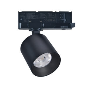 LED ΣΠΟΤ ΡΑΓΑΣ 4 ΓΡΑΜΜΩΝ 20W 230V 3000K 38° ΜΑΥΡΟ - 25-420001
