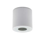 ΣΠΟΤ ΟΡΟΦΗΣ GU10 ΑΛΟΥΜΙΝΙΟΥ ΣΤΡΟΓΓΥΛΟ ΜΕ ΓΥΑΛΙ IP54 ΛΕΥΚΟ - 21-95000