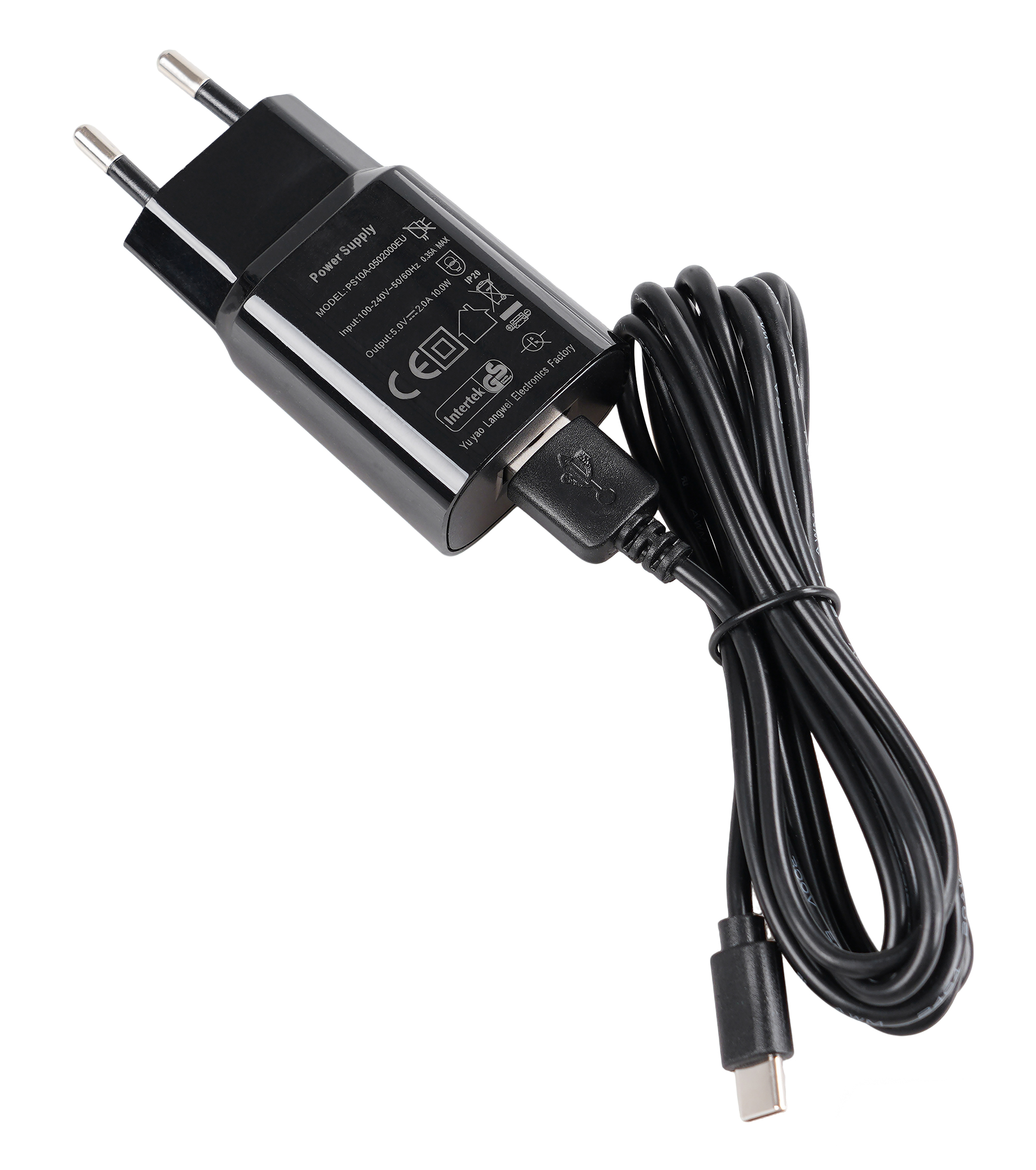 ΦΟΡΤΙΣΤΗΣ ME TYPE C ΕΙΣΟΔΟΣ 200-240VAC ΕΞΟΔΟΣ 5VDC 2A - 5-003