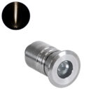 GLOBOSTAR® UNDERWATERDANI 90411 Υποβρύχιο Χωνευτό Σποτ για Σιντριβάνια/Πισίνες LED 1W 95lm 5° DC 24V Αδιάβροχο IP68 Φυσικό Λευκό 4500K Dimmable - Bridgelux SMD Chip - Ανοξείδωτο Ατσάλι SS304 - Μ3 x Π3 x Υ5cm / Q2.5cm - 3 Χρόνια Εγγύηση