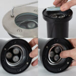 GloboStar® UNDERWATER-LUNTA 90401 Υποβρύχιο Χωνευτό Κινούμενο Φωτιστικό Σποτ Ειδικό για Σιντριβάνια LED 12W 1080lm 60° DC 24V Αδιάβροχο IP68 Φ12 x Υ13cm Θερμό Λευκό 2700K - Ανοξείδωτο Ατσάλι - 3 Χρόνια Εγγύηση - Image 7