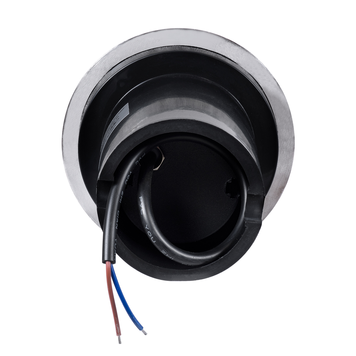 GloboStar® UNDERWATER-LUNTA 90402 Υποβρύχιο Χωνευτό Κινούμενο Φωτιστικό Σποτ Ειδικό για Σιντριβάνια LED 12W 1200lm 60° DC 24V Αδιάβροχο IP68 Φ12 x Υ13cm Ψυχρό Λευκό 6000K - Ανοξείδωτο Ατσάλι - 3 Years Warranty - Image 4