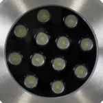 GloboStar® UNDERWATER-GUNE 90405 Υποβρύχιο Χωνευτό Φωτιστικό Σποτ Ειδικό για Σιντριβάνια LED 12W 1200lm 60° DC 24V Αδιάβροχο IP68 Φ10 x Υ7.5cm Ψυχρό Λευκό 6000K - Ανοξείδωτο Ατσάλι - 3 Χρόνια Εγγύηση - Image 5