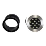 GloboStar® UNDERWATER-GUNE 90405 Υποβρύχιο Χωνευτό Φωτιστικό Σποτ Ειδικό για Σιντριβάνια LED 12W 1200lm 60° DC 24V Αδιάβροχο IP68 Φ10 x Υ7.5cm Ψυχρό Λευκό 6000K - Ανοξείδωτο Ατσάλι - 3 Χρόνια Εγγύηση - Image 8