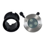 GloboStar® UNDERWATER-GUNE 90406 Υποβρύχιο Χωνευτό Φωτιστικό Σποτ Ειδικό για Σιντριβάνια LED 12W 1020lm 60° DC 24V Αδιάβροχο IP68 Φ10 x Υ7.5cm RGBW DMX512 - Ανοξείδωτο Ατσάλι - 3 Years Warranty - Image 9