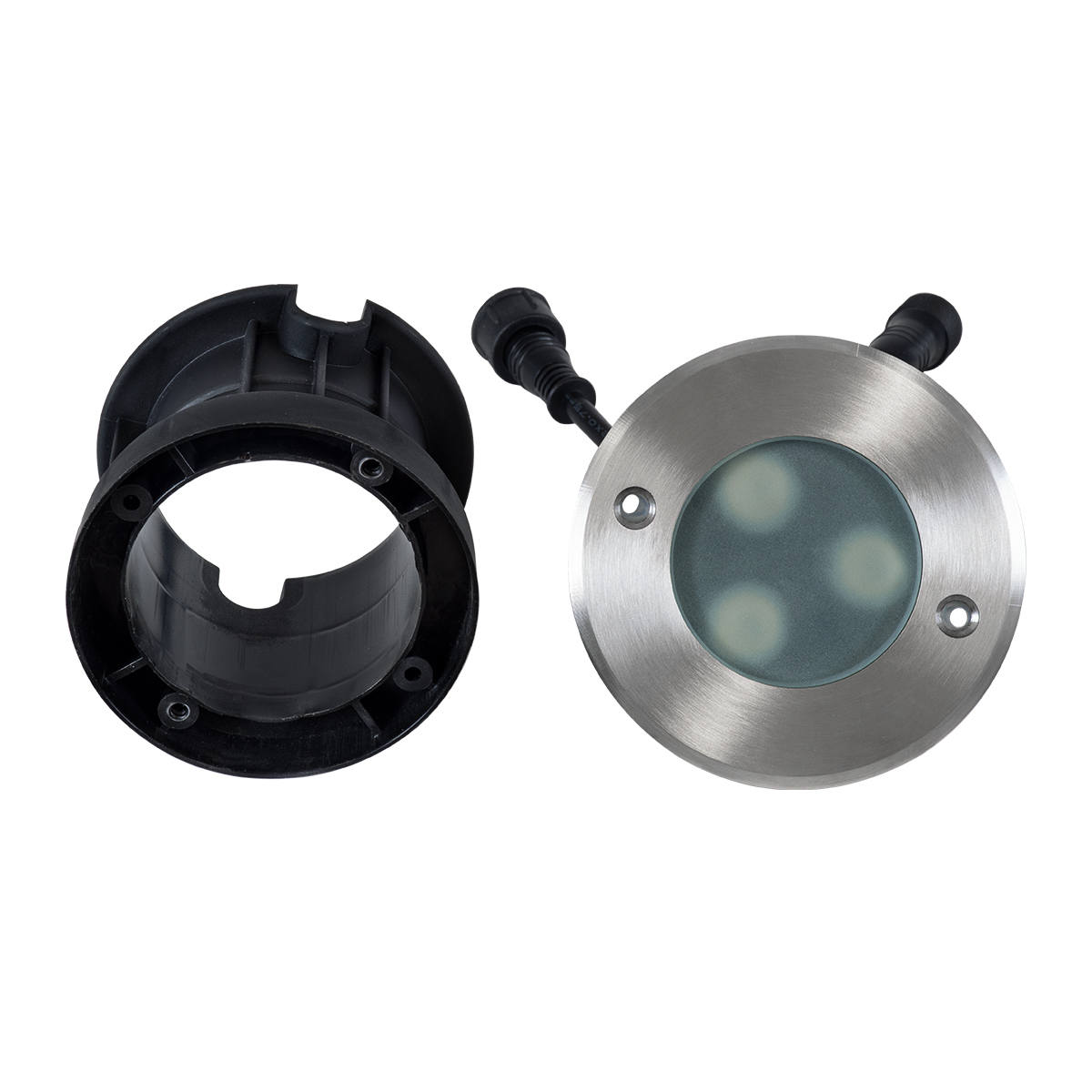 GloboStar® UNDERWATER-GUNE 90406 Υποβρύχιο Χωνευτό Φωτιστικό Σποτ Ειδικό για Σιντριβάνια LED 12W 1020lm 60° DC 24V Αδιάβροχο IP68 Φ10 x Υ7.5cm RGBW DMX512 - Ανοξείδωτο Ατσάλι - 3 Years Warranty - Image 9