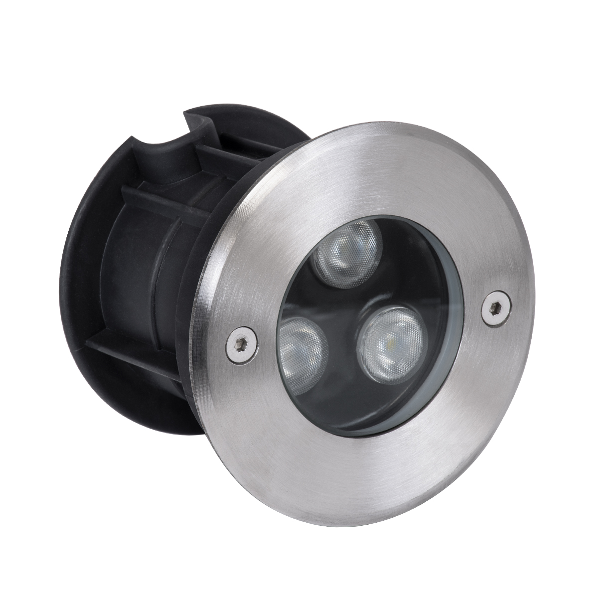 GLOBOSTAR® UNDERWATERHUNI 90416 Υποβρύχιο Χωνευτό Σποτ για Σιντριβάνια/Πισίνες LED 3W 300lm 30° DC 24V Αδιάβροχο IP68 Πολύχρωμο RGBW Dimmable DMX512 - Bridgelux SMD Chip - Ανοξείδωτο Ατσάλι SS304 - Μ10 x Π10 x Υ7.5cm / Q9.5 - 3 Χρόνια Εγγύηση - Image 2