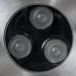 GLOBOSTAR® UNDERWATERHUNI 90416 Υποβρύχιο Χωνευτό Σποτ για Σιντριβάνια/Πισίνες LED 3W 300lm 30° DC 24V Αδιάβροχο IP68 Πολύχρωμο RGBW Dimmable DMX512 - Bridgelux SMD Chip - Ανοξείδωτο Ατσάλι SS304 - Μ10 x Π10 x Υ7.5cm / Q9.5 - 3 Χρόνια Εγγύηση - Image 6