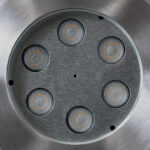 GLOBOSTAR® UNDERWATERYUNI 90417 Υποβρύχιο Χωνευτό Σποτ για Σιντριβάνια/Πισίνες LED 6W 540lm 30° DC 24V Αδιάβροχο IP68 Θερμό Λευκό 2700K Dimmable - Bridgelux SMD Chip - Ανοξείδωτο Ατσάλι SS304 - Μ15 x Π15 x Υ10cm / Q14cm - 3 Χρόνια Εγγύηση - Image 6