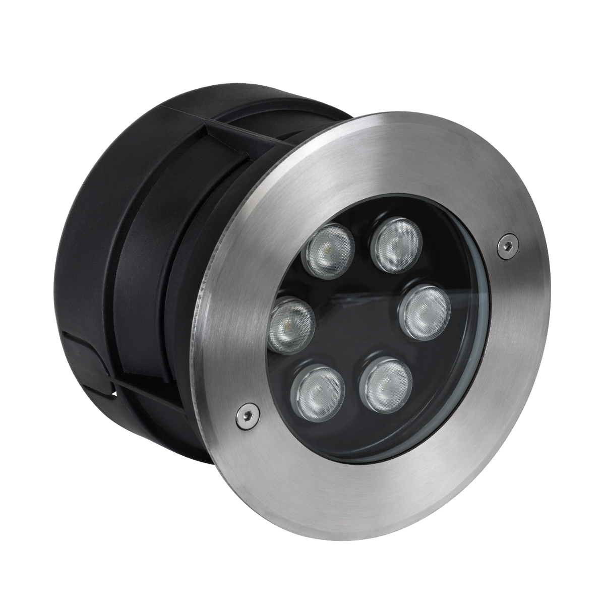 GLOBOSTAR® UNDERWATERYUNI 90419 Υποβρύχιο Χωνευτό Σποτ για Σιντριβάνια/Πισίνες LED 6W 600lm 30° DC 24V Αδιάβροχο IP68 Πολύχρωμο RGBW Dimmable DMX512 - Bridgelux SMD Chip - Ανοξείδωτο Ατσάλι SS304 - Μ15 x Π15 x Υ10cm / Q14cm - 3 Χρόνια Εγγύηση - Image 2