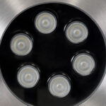 GLOBOSTAR® UNDERWATERYUNI 90419 Υποβρύχιο Χωνευτό Σποτ για Σιντριβάνια/Πισίνες LED 6W 600lm 30° DC 24V Αδιάβροχο IP68 Πολύχρωμο RGBW Dimmable DMX512 - Bridgelux SMD Chip - Ανοξείδωτο Ατσάλι SS304 - Μ15 x Π15 x Υ10cm / Q14cm - 3 Χρόνια Εγγύηση - Image 6