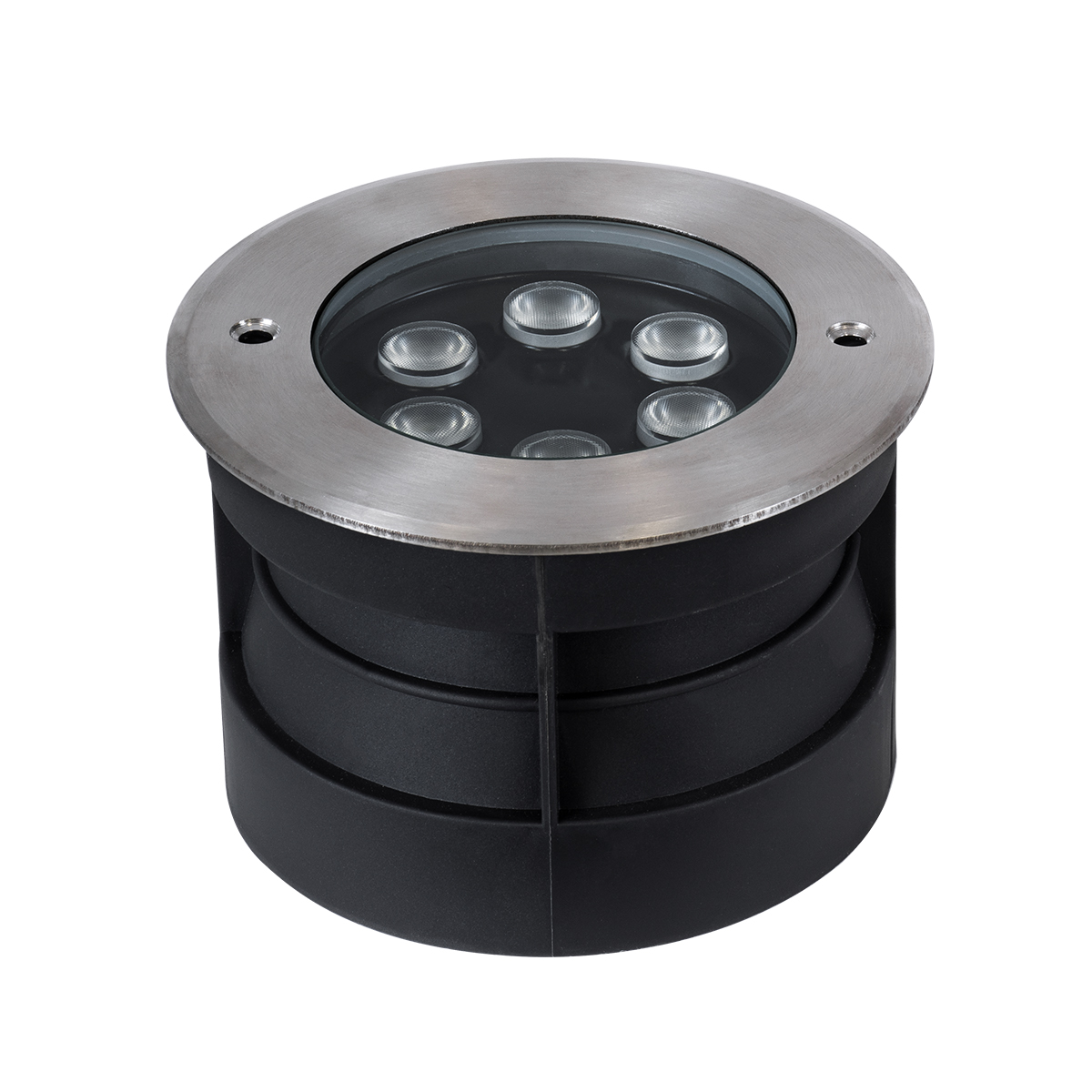 GLOBOSTAR® UNDERWATERYUNI 90419 Υποβρύχιο Χωνευτό Σποτ για Σιντριβάνια/Πισίνες LED 6W 600lm 30° DC 24V Αδιάβροχο IP68 Πολύχρωμο RGBW Dimmable DMX512 - Bridgelux SMD Chip - Ανοξείδωτο Ατσάλι SS304 - Μ15 x Π15 x Υ10cm / Q14cm - 3 Χρόνια Εγγύηση - Image 7