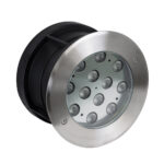 GLOBOSTAR® UNDERWATERTUNI 90420 Υποβρύχιο Χωνευτό Σποτ για Σιντριβάνια/Πισίνες LED 12W 1080lm 30° DC 24V Αδιάβροχο IP68 Θερμό Λευκό 2700K Dimmable - Bridgelux SMD Chip - Ανοξείδωτο Ατσάλι SS304 - Μ18 x Π18 x Υ11cm / Q17.5cm - 3 Χρόνια Εγγύηση - Image 2