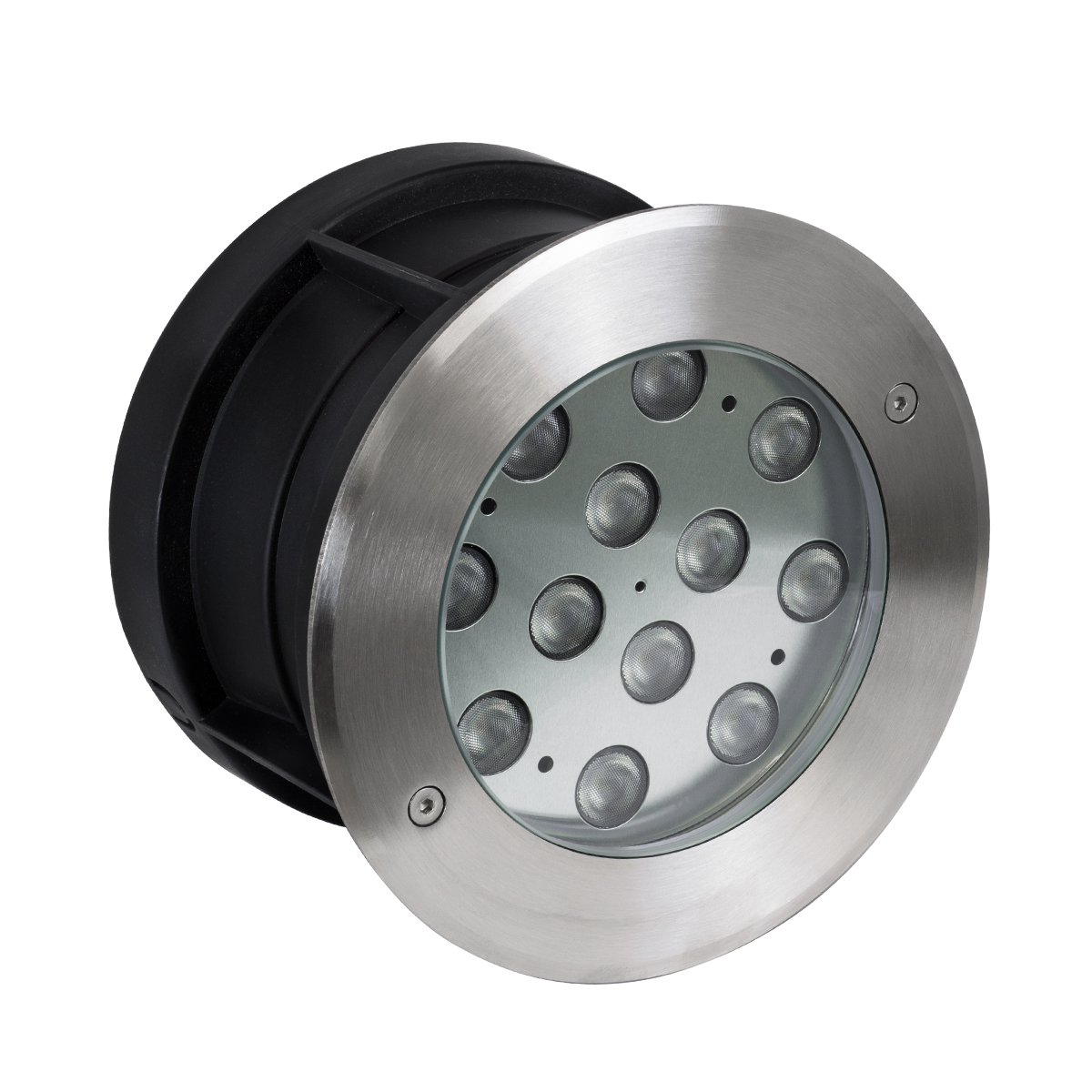 GLOBOSTAR® UNDERWATERTUNI 90421 Υποβρύχιο Χωνευτό Σποτ για Σιντριβάνια/Πισίνες LED 12W 1200lm 30° DC 24V Αδιάβροχο IP68 Ψυχρό Λευκό 6000K Dimmable - Bridgelux SMD Chip - Ανοξείδωτο Ατσάλι SS304 - Μ18 X Π18 x Υ11cm / Q17.5 - 3 Χρόνια Εγγύηση - Image 2