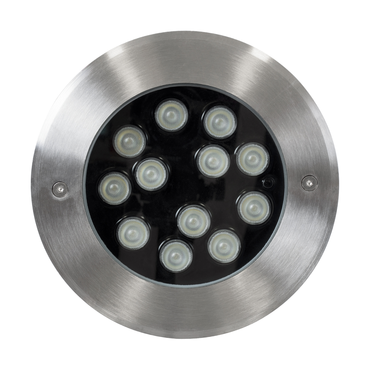 GLOBOSTAR® UNDERWATERTUNI 90422 Υποβρύχιο Χωνευτό Σποτ για Σιντριβάνια/Πισίνες LED 12W 1200lm 30° DC 24V Αδιάβροχο IP68 Πολύχρωμο RGBW Dimmable DMX512 - Bridgelux SMD Chip - Ανοξείδωτο Ατσάλι SS304 - Μ18 x Π18 x Υ11cm / Q17.5 - 3 Χρόνια Εγγύηση - Image 3