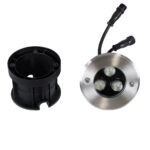 GloboStar® UNDERWATER-JULIA 90564 Υποβρύχιο Χωνευτό Φωτιστικό Σποτ Ειδικό για Σιντριβάνια LED 3W 255lm 15° DC 24V Αδιάβροχο IP68 Φ10 x Υ7.5cm RGBW DMX512 - Ανοξείδωτο Ατσάλι - 3 Years Warranty - Image 8